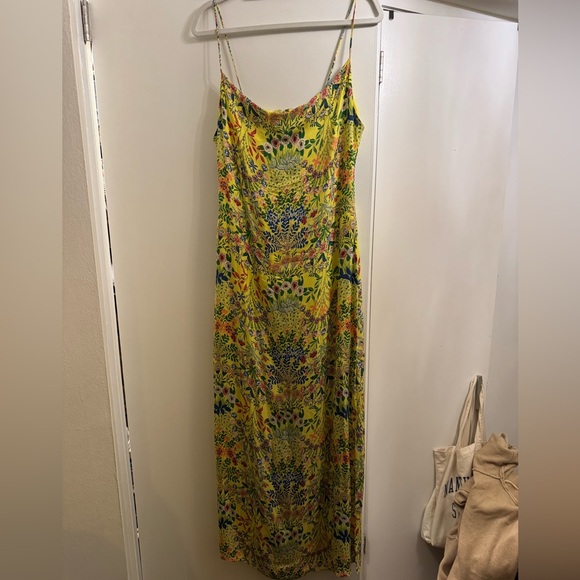 Alice and Olivia printed floral silk dress - Picture 1 of 4